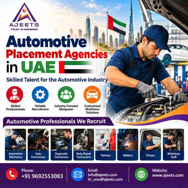 Automotive Placement Agencies in UAE  Skilled Tale