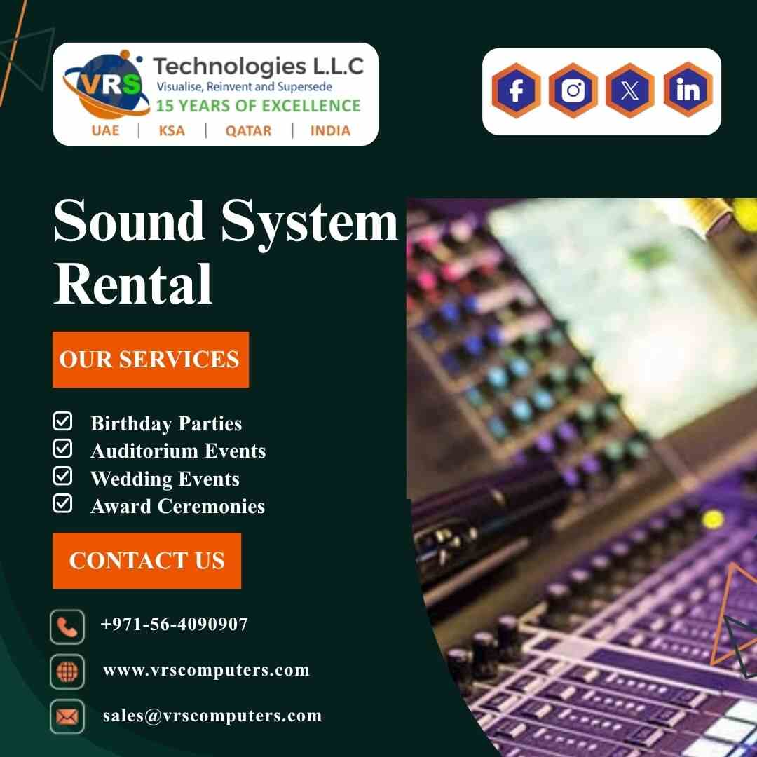 Where Can You Find Reliable Sound System Rental Se