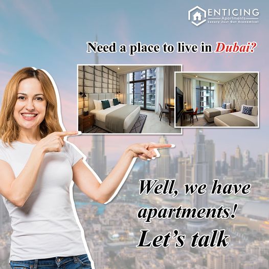Book Online Hotel Apartments in Dubai by Enticing 